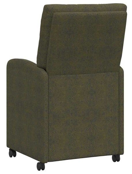 VidaXL Kerekes Étkező Székek 2 pcs Katonai zöld 58 x 67 x 97 cm