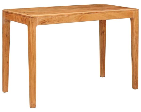 VidaXL Étkezőasztal Barna 110 x 55 x 76 cm Tömör Akácfa