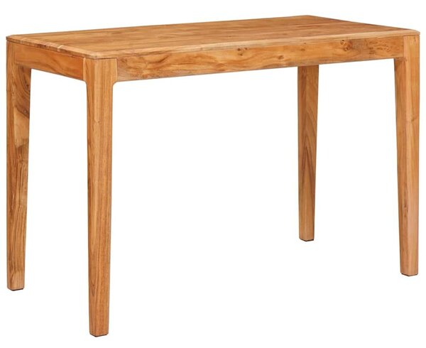 VidaXL Étkezőasztal Barna 110 x 55 x 76 cm Tömör Akácfa