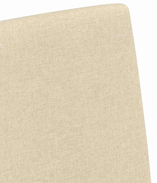 VidaXL Étkező Székek 2 pcs Krém 57 x 67 x 95 cm szövet