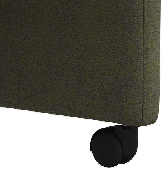 VidaXL Kerekes Étkező Székek 2 pcs Katonai zöld 57 x 67 x 98 cm