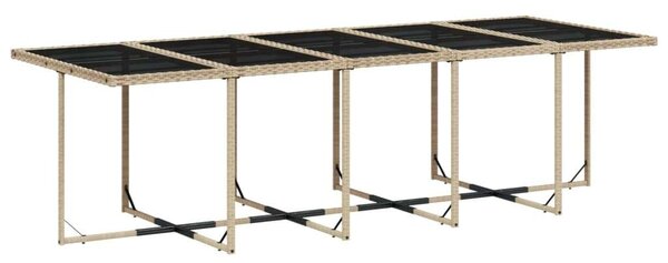 VidaXL Polyrattan Kerti Étkezőgarnitúra - 11 részes