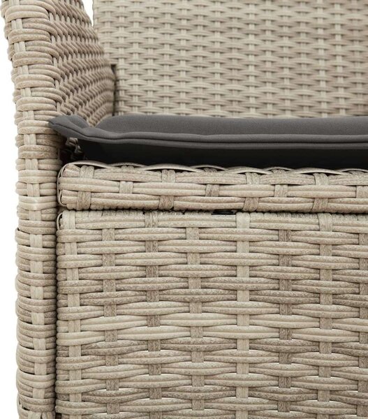 VidaXL Polyrattan Kerti Étkezőgarnitúra - 9 részes