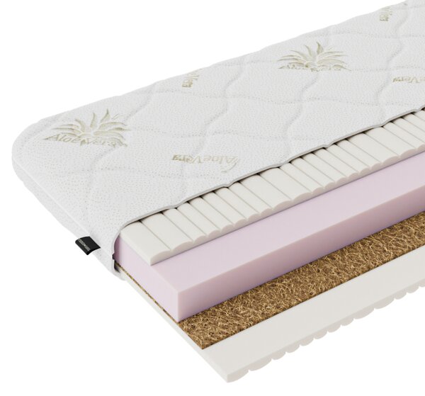 KONDELA Feltekert matrac, habmatrac, 90x200, SILVERHARD NEW