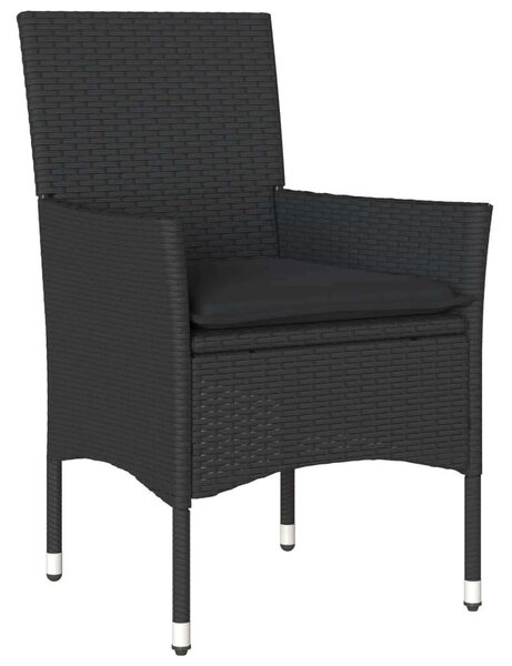 VidaXL - 9 Részes Kerti Étkezőgarnitúra - Polyrattan - Akácfa