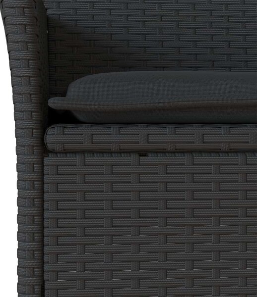 VidaXL - 9 Részes Kerti Étkezőgarnitúra - Polyrattan - Akácfa