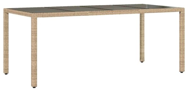 VidaXL Polyrattan Kerti Étkezőgarnitúra - 9 részes - Bézs
