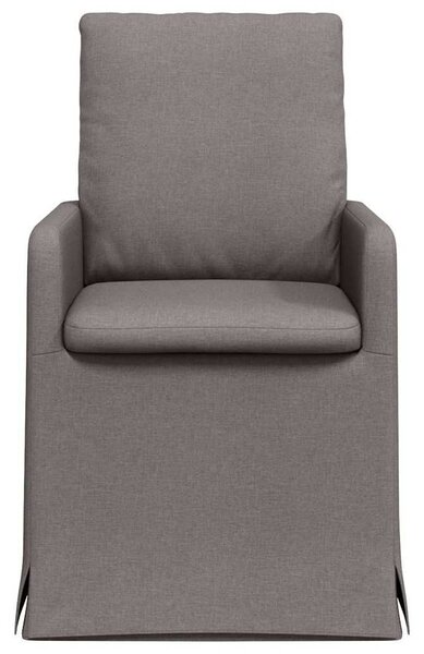 VidaXL Étkező Székek 2 pcs Tópszínű 57 x 67 x 98 cm szövet