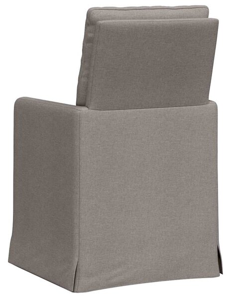 VidaXL Étkező Székek 2 pcs Tópszínű 57 x 67 x 98 cm szövet