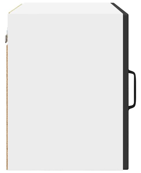 VidaXL Konyhaszekrény polcokkal 2 pcs Fekete 50 x 31 x 40 cm Faanyag