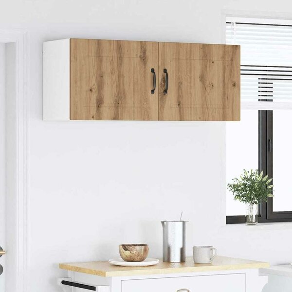VidaXL Fali Szekrény PORTO 2 pcs Artisan tölgy 50 x 31 x 40 cm Faanyag