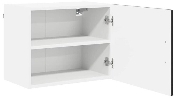 VidaXL Konyhaszekrény polcokkal 2 pcs Fekete 50 x 31 x 40 cm Faanyag