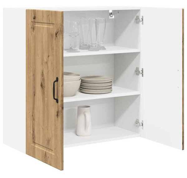 VidaXL Konyhaszekrény polcokkal Artisan tölgy 80 x 31 x 80 cm Faanyag