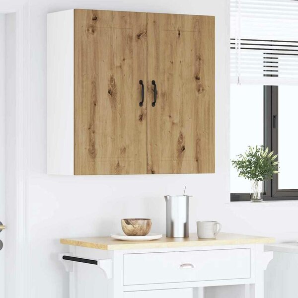 VidaXL Konyhaszekrény polcokkal Artisan tölgy 80 x 31 x 80 cm Faanyag