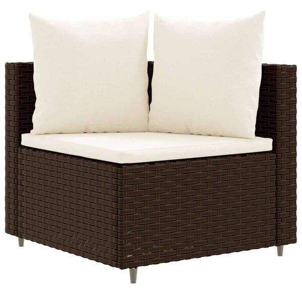 VidaXL 3 részes Polyrattan Kerti Ülőgarnitúra - Barna