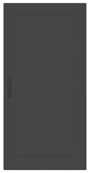 VidaXL Konyhaszekrény polcokkal Fekete 50 x 31 x 100 cm Faanyag