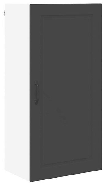VidaXL Konyhaszekrény polcokkal Fekete 50 x 31 x 100 cm Faanyag