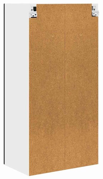 VidaXL Konyhaszekrény polcokkal Fekete 50 x 31 x 100 cm Faanyag