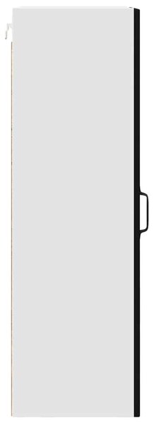 VidaXL Konyhaszekrény polcokkal Fekete 50 x 31 x 100 cm Faanyag