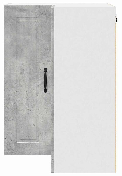VidaXL Konyhaszekrény polcokkal Beton Szürke 57 x 57 x 80 cm Faanyag