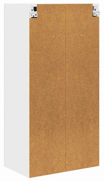VidaXL Fali Szekrény PORTO Magas Fényű Fehér 50 x 31 x 100 cm