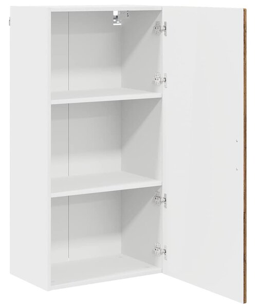 VidaXL Konyhaszekrény polcokkal Öreg fa 50 x 31 x 100 cm Faanyag
