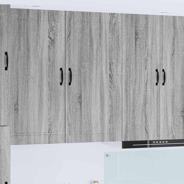 VidaXL Konyhaszekrény polcokkal Szürke Sonoma 50 x 31 x 100 cm Faanyag