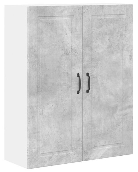 VidaXL Konyhaszekrény polcokkal Beton Szürke 80 x 31 x 100 cm Faanyag