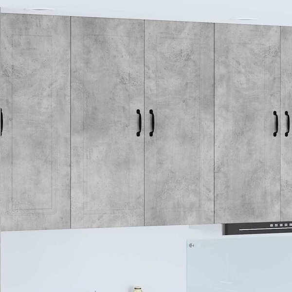 VidaXL Konyhaszekrény polcokkal Beton Szürke 80 x 31 x 100 cm Faanyag