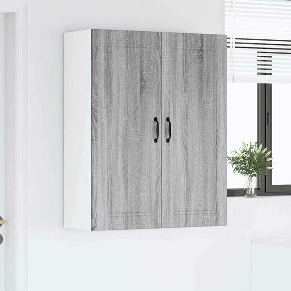 VidaXL Konyhaszekrény polcokkal Szürke Sonoma 80 x 31 x 100 cm Faanyag