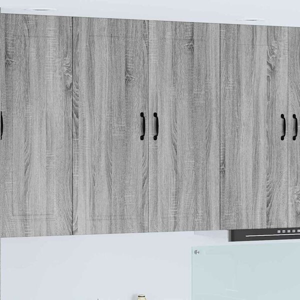 VidaXL Konyhaszekrény polcokkal Szürke Sonoma 80 x 31 x 100 cm Faanyag