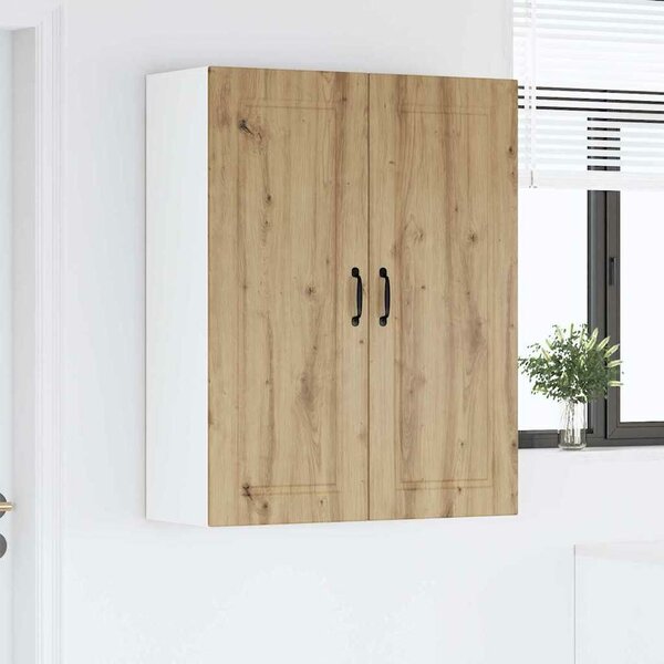 VidaXL Konyhaszekrény polcokkal Artisan tölgy 80 x 31 x 100 cm Faanyag