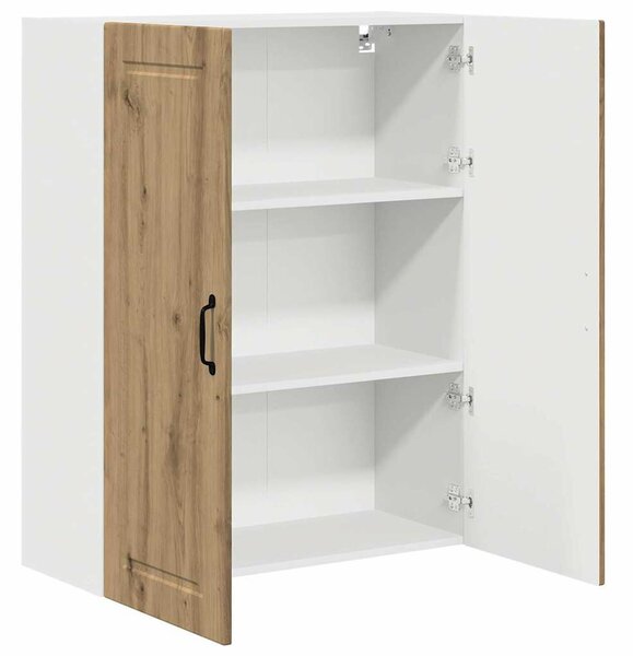 VidaXL Konyhaszekrény polcokkal Artisan tölgy 80 x 31 x 100 cm Faanyag