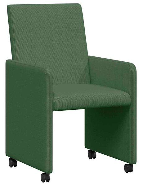 VidaXL Kerekes Étkező Székek 2 pcs Szürke zöld 57 x 66 x 94 cm