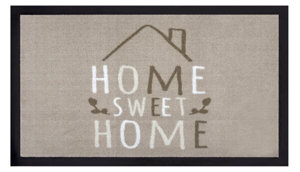 Sweet Home bézs lábtörlő, 45 x 75 cm - Hanse Home