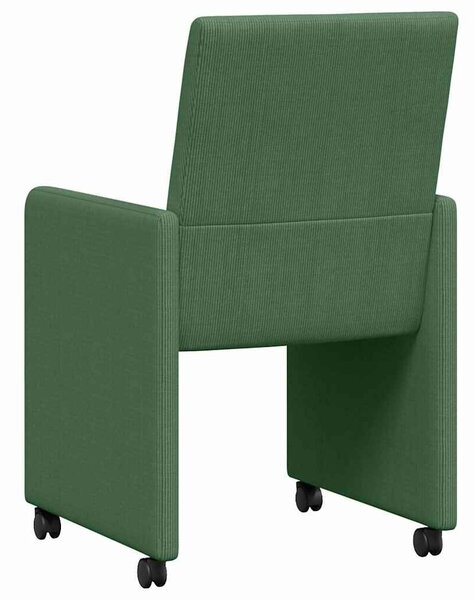 VidaXL Kerekes Étkező Székek 2 pcs Szürke zöld 57 x 66 x 94 cm