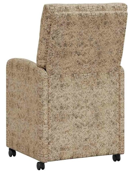 VidaXL Kerekes Étkező Székek 2 pcs Világosszürke 58 x 67 x 97 cm
