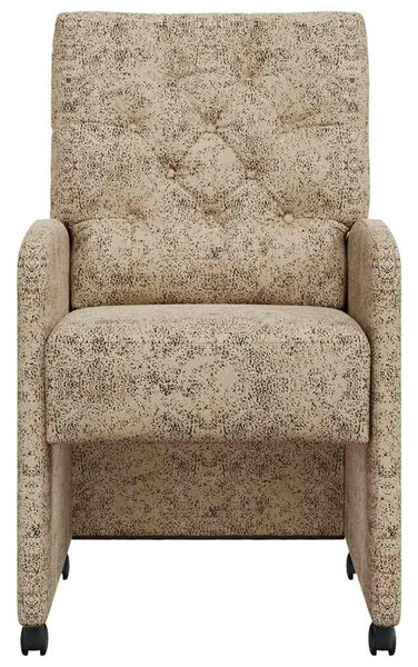 VidaXL Kerekes Étkező Székek 2 pcs Világosszürke 58 x 67 x 97 cm