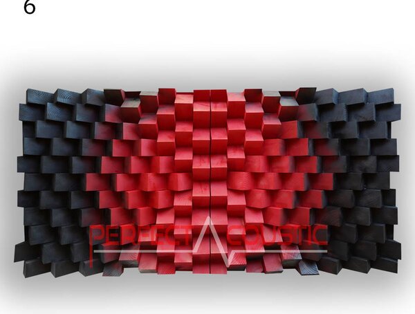 Fali panel 70x140x7cm-design panel - diffúzor 1 szín - 120x60x7cm