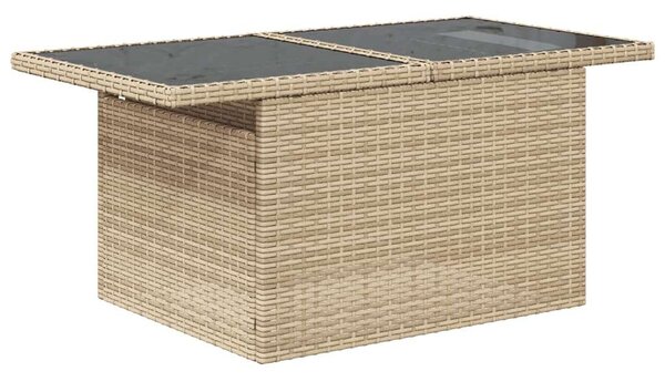 VidaXL Polyrattan Kerti Ülőgarnitúra - 9 részes - Bézs