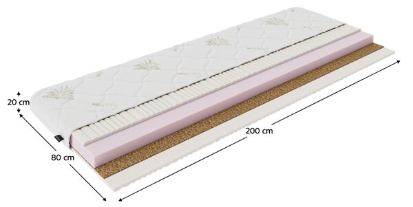 Matrac, habmatrac, 80x200, SILVERHARD NEW