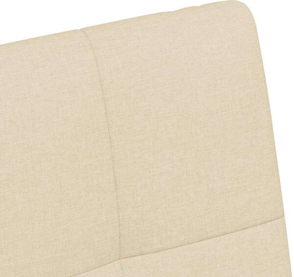 VidaXL Kerekes Étkező Székek 2 pcs Krém 58 x 65 x 94 cm szövet