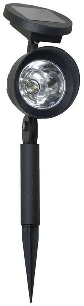 Polifach 3 LED napelemes Lámpa 32,5cm - fekete 6db (P-243)
