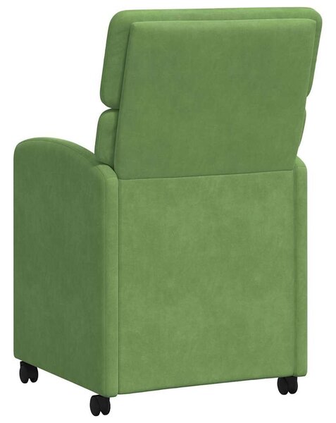VidaXL Kerekes Étkező Székek 2 pcs Világos zöld 58 x 65 x 98 cm