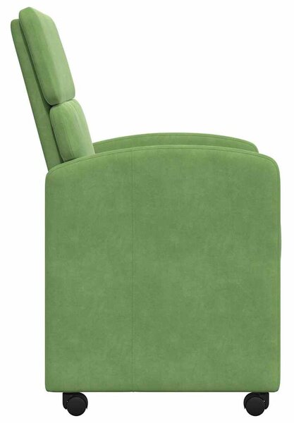 VidaXL Kerekes Étkező Székek 2 pcs Világos zöld 58 x 65 x 98 cm