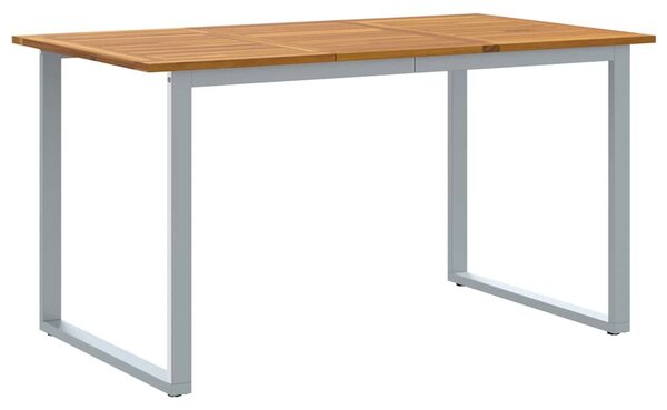 VidaXL Kert étkező szett 5 pcs Szürke és barna 140 x 80 x 75 cm