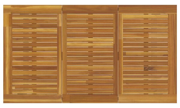 VidaXL Kert étkező szett 5 pcs Szürke és barna 140 x 80 x 75 cm