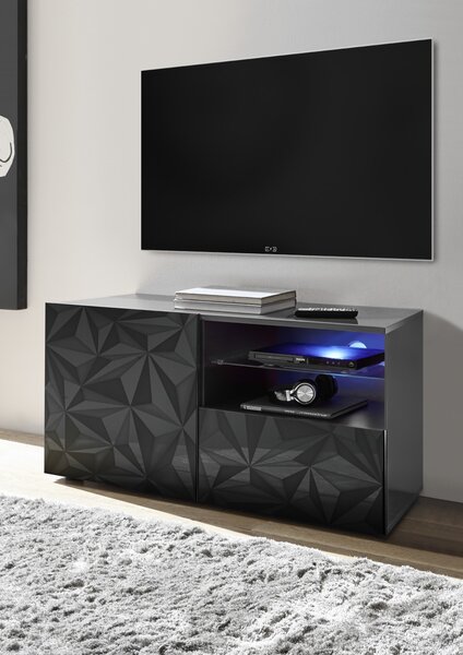 Prisma kis TV szekrény, antracit