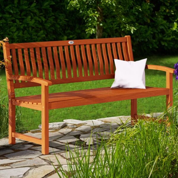 MAXIMA kerti pad, 152x55x90cm, természetes barna Casaria