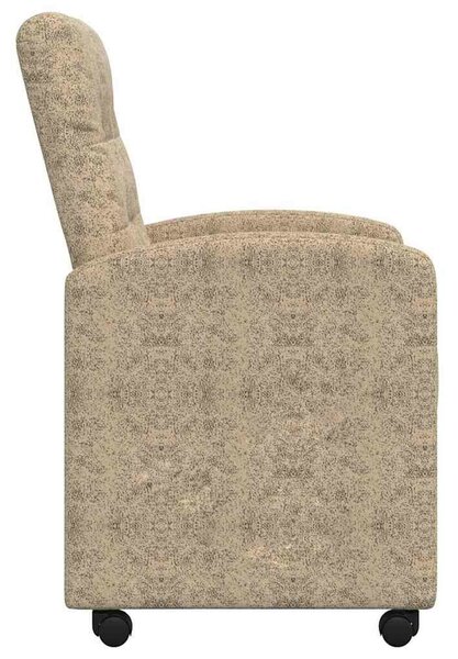 VidaXL Kerekes Étkező Székek 2 pcs Világosszürke 57 x 67 x 98 cm